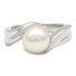 MIKIMOTO Pearl Ring 18K White Gold US#5.5/JP#10.5