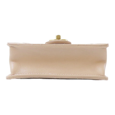 CHANEL Quilted CC GHW Chic Pearls Flap Chain Shoulder Bag Calfskin Leather Pink