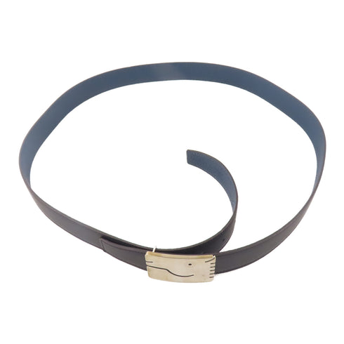 HERMES PHW A Cheval Belt Epsom Leather Nori