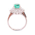 FINE JEWELRY 1.71ct Emerald 0.82ct Diamond Ring US#6 PT950 Platinum