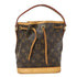 LOUIS VUITTON LV GHW Noe BB Hand Bag M42227 Monogram Brown