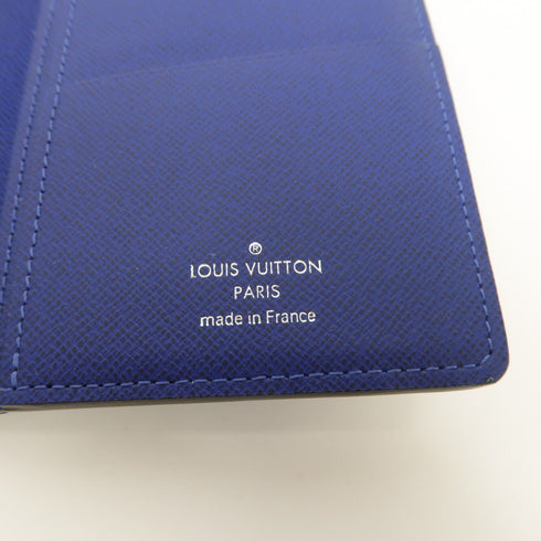 LOUIS VUITTON LV SHW Brazza Long Wallet M30297 Taigarama Blue