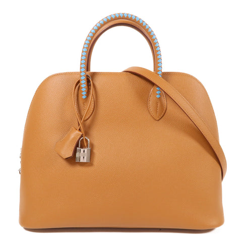 HERMES PHW Bolide 1923 30 2 Way Shoulder Bag Veau Epsom Leather Gold