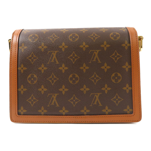 LOUIS VUITTON LV GHW Dauphine MM 2 Way Shoulder Bag M44391 Monogram Reverse