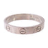 CARTIER Love Ring Small Model Cartier#57 US#7.75 B4085100 18K White Gold
