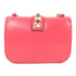 Valentino GHW Chain Shoulder Bag Leather Rose Pink