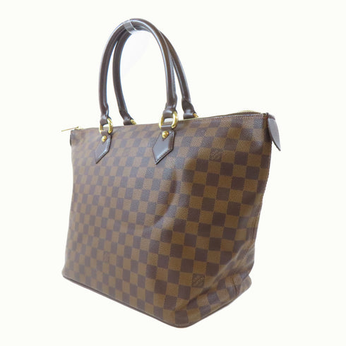 LOUIS VUITTON LV GHW Saleya MM Tote Bag Shoulder Handbag N51188 Damier Brown