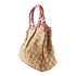 GUCCI GG GHW Handbag Shoulder Bag 211944 Canvas Brown Red