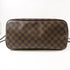 LOUIS VUITTON LV GHW Neverfull MM Shoulder Tote Bag N51105 Damier Ebene Brown