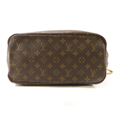 LOUIS VUITTON LV GHW Neverfull MM Shoulder Bag M40156 Monogram Brown