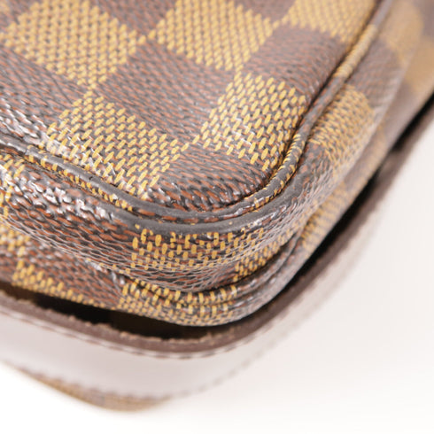 LOUIS VUITTON LV GHW Naviglio Shoulder Messenger Bag N45255 Damier Brown v2