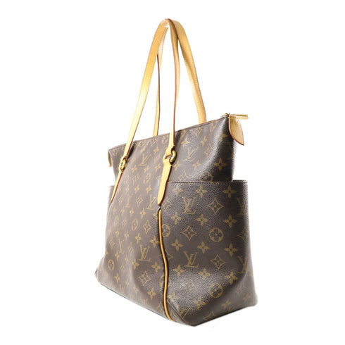 LOUIS VUITTON LV GHW Totally MM Shoulder Tote Bag M56689 Monogram Brown v1