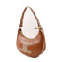 CELINE GHW Shoulder Bag Calfskin Leather Brown
