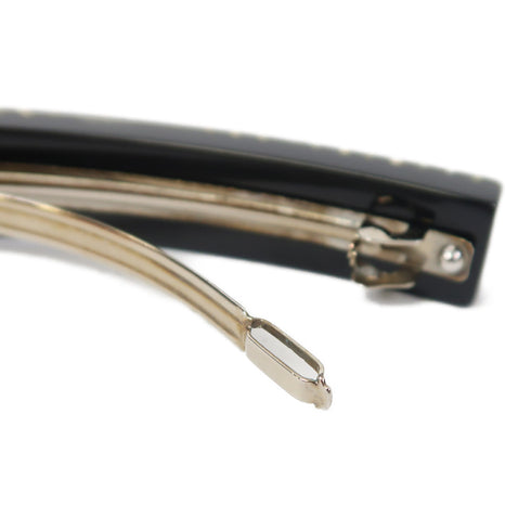 CHANEL CC Barrette 06 A Metal Black/Silver
