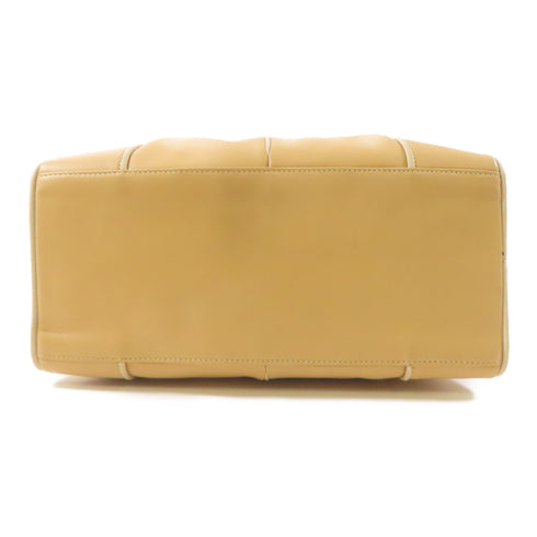 LOEWE HandBag Tote Bag Lambskin Leather Beige