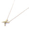 TIFFANY&CO X Pendant Accessories Necklace 18K Yellow Gold