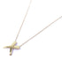 TIFFANY&CO X Pendant Accessories Necklace 18K Yellow Gold