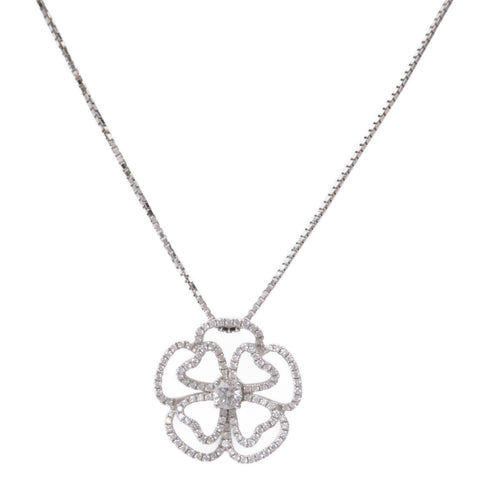 JEWELRY Diamond Necklace Accessories 18K White Gold