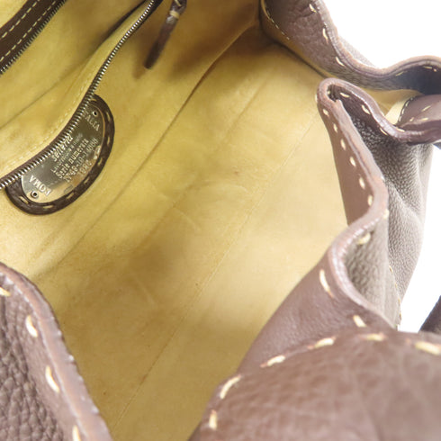 FENDI SHW Shoulder Bag Calfskin Leather