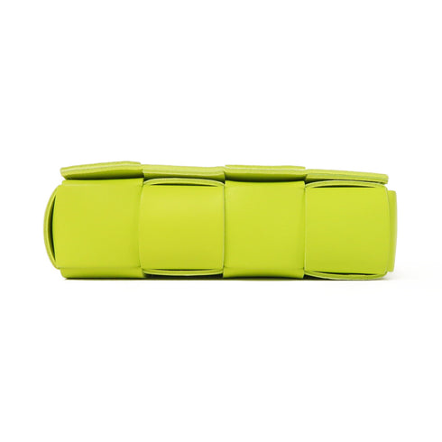 BOTTEGA VENETA Intrecciato BV SHW Waist Bag Calfskin Leather Fluorescent Green