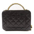 CHANEL CC GHW 2 Way Shoulder Bag AS3222 Calfskin Leather Black