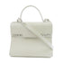 Delvaux SHW Tempete 2way Shoulder Bag Lambskin Leather White