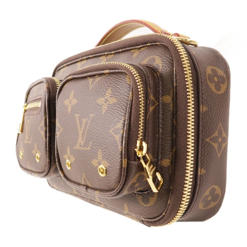 LOUIS VUITTON LV GHW Utility 2 Way Shoulder Bag Handbag M80446 Monogram Brown