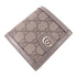 GUCCI GG SHW Ophidia Wallet 732016 Coated Canvas Leather Gray