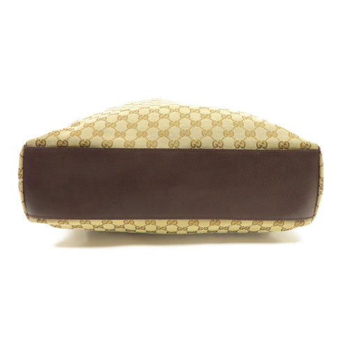 GUCCI GG Tote Bag Handbag 131233 Canvas Brown