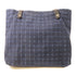 HERMES PHW Shoulder Bag Canvas Navy