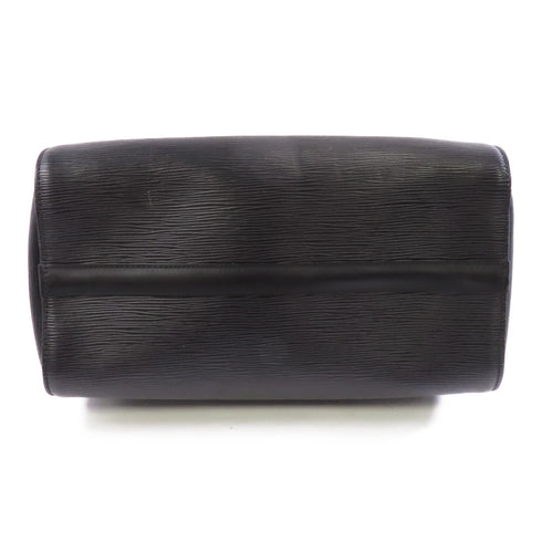 LOUIS VUITTON LV GHW Speedy 30 Handbag Boston Bag M59022 Epi Black