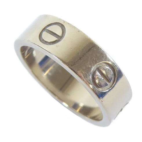 CARTIER Love Ring 18K White Gold Cartier#50 US#5