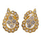 JEWELRY Diamond Earrings 18K Yellow Gold