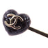 CHANEL Barrette Hair Clip B22/K Metal PVC