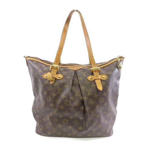 LOUIS VUITTON LV GHW Palermo GM 2 Way Shoulder Bag M40146 Monogram Brown v1