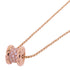 BVLGARI B.Zero1 Diamond Necklace K3WA44 18K Rose Gold