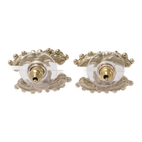 CHANEL CC Earrings A13/B Metal Gold