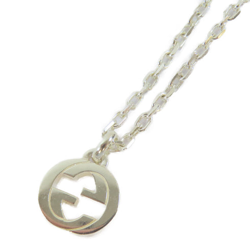 GUCCI GG Necklace 925 Sterling Silver Silver