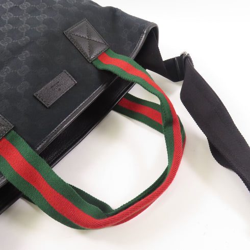 GUCCI GG SHW 2 Way Shoulder Bag 256099 Canvas