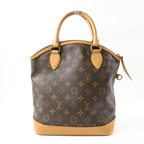 LOUIS VUITTON LV GHW Lockit Handbag M40102 Monogram Brown v4