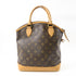 LOUIS VUITTON LV GHW Lockit Handbag M40102 Monogram Brown v4