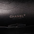 CHANEL CC SHW Large Classic Chain Shoulder Bag Patent Leather Black