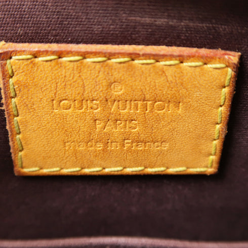 LOUIS VUITTON LV GHW Alma BB 2 Way Shoulder Handbag M91678 Vernis Burgundy